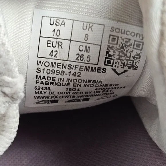 Saucony Guide 18 Moon Quail Womens Size 10 Cream Athletic Running Shoes Sneakers - Picture 12 of 14